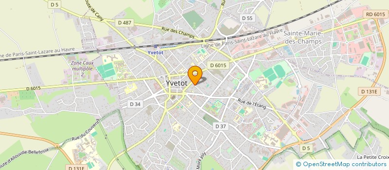 localisation de l'entreprise MONSIEUR MATHIEU SAUNIER à YVETOT