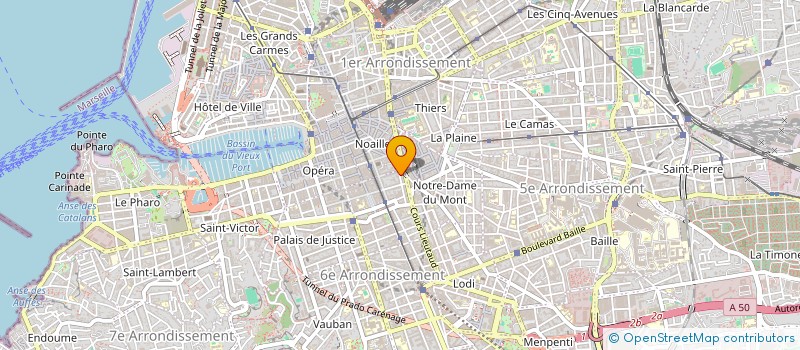 localisation de l'entreprise MONSIEUR MATHIEU SAWIRS à MARSEILLE
