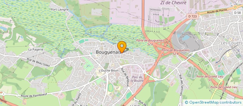 localisation de l'entreprise MONSIEUR MATHIEU SCHECK à BOUGUENAIS