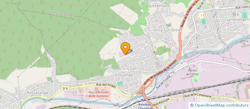 localisation de l'entreprise MONSIEUR MATHIEU SCHMIDT  CLOUANGE