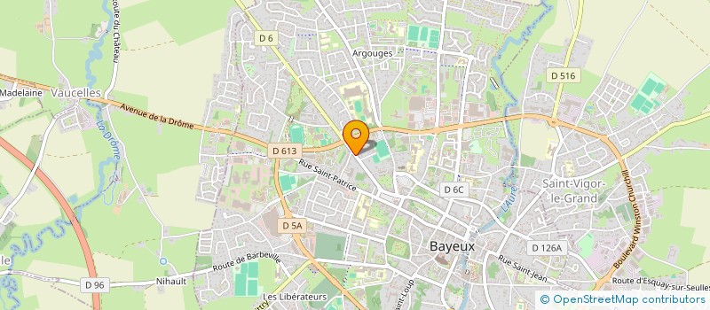 localisation de l'entreprise MONSIEUR MATHIEU SCHOUTTETEN  BAYEUX