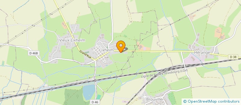 localisation de l'entreprise MONSIEUR MATHIEU SCHREINER  LIXHEIM