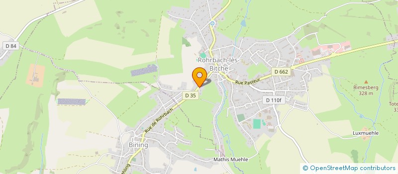 localisation de l'entreprise MONSIEUR MATHIEU SCHULLER  ROHRBACH-LES-BITCHE