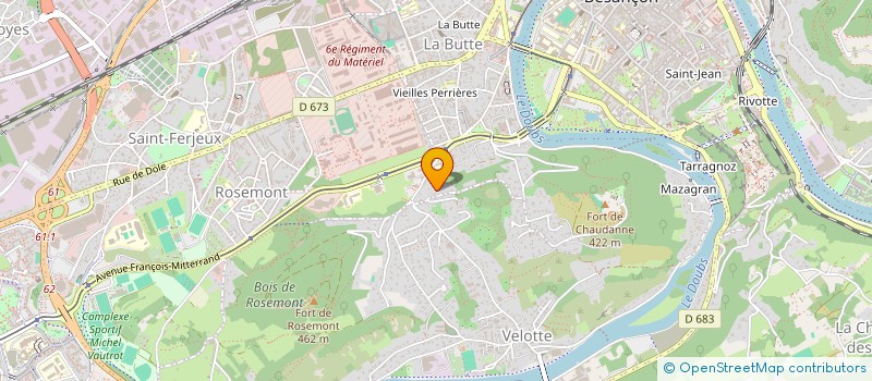 localisation de l'entreprise MONSIEUR MATHIEU SCHWEITZER  BUTHIERS