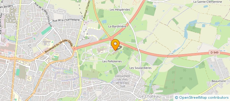 localisation de l'entreprise MONSIEUR MATHIEU SEVERYNS  LES SABLES D'OLONNE