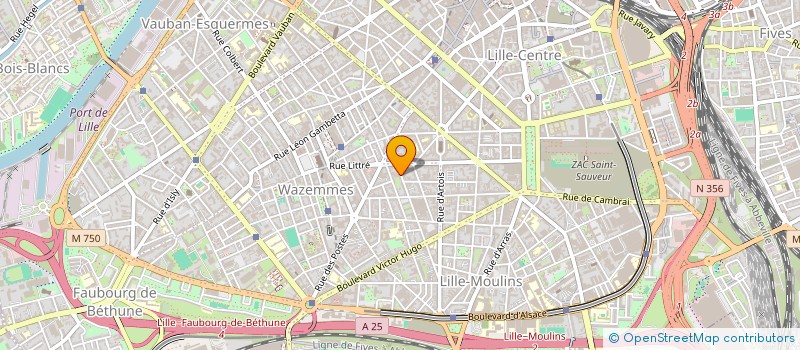 localisation de l'entreprise MONSIEUR MATHIEU SICART à LILLE