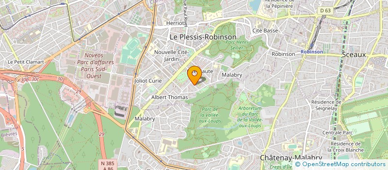 localisation de l'entreprise MONSIEUR MATHIEU SIDOLI à LE PLESSIS-ROBINSON