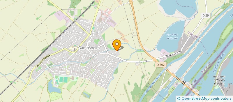 localisation de l'entreprise MONSIEUR MATHIEU SIEFFER  GAMBSHEIM