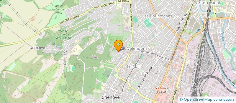 localisation de l'entreprise MONSIEUR MATHIEU SIGNARD  DIJON