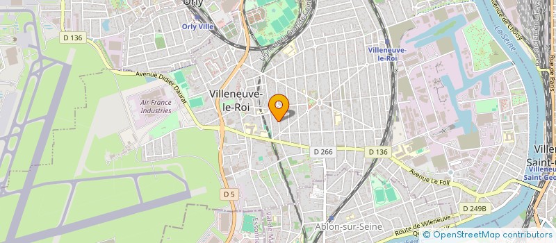 localisation de l'entreprise MONSIEUR MATHIEU SIMON  VILLENEUVE-LE-ROI