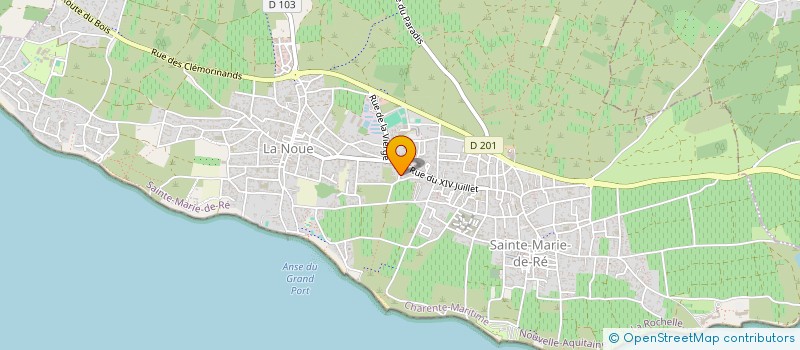 localisation de l'entreprise MONSIEUR MATHIEU SIMONNEAU  SAINTE-MARIE-DE-RE