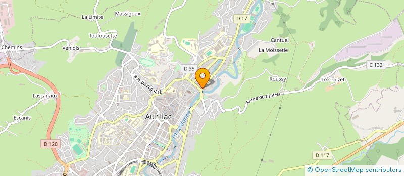 localisation de l'entreprise MONSIEUR MATHIEU SIMONPIERI-KAHN à AURILLAC