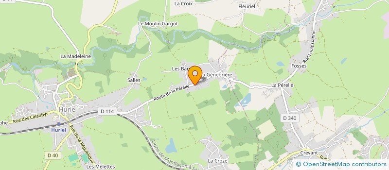 localisation de l'entreprise MONSIEUR MATHIEU SMAGGHE à HURIEL