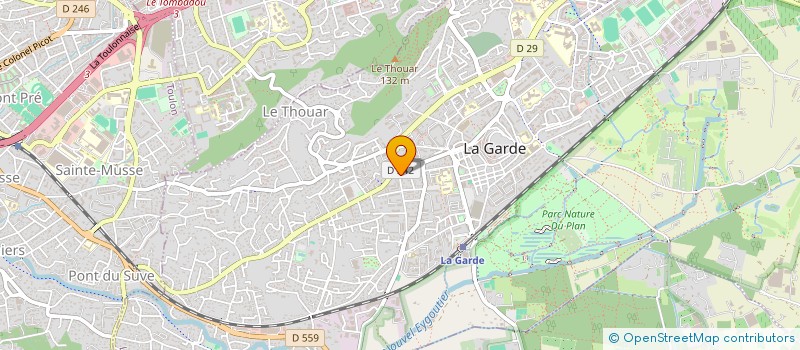 localisation de l'entreprise MONSIEUR MATHIEU SMAILI  LA GARDE