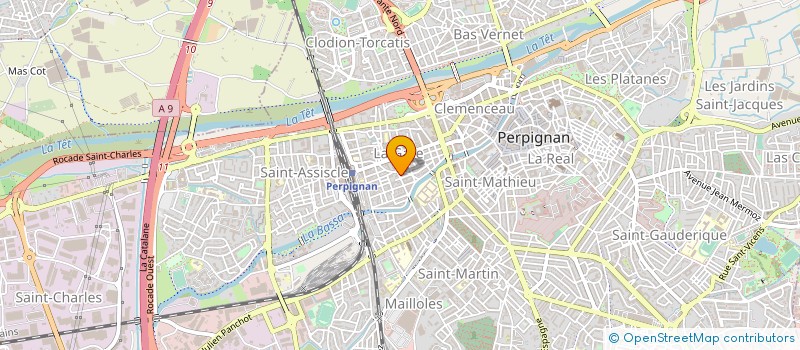 localisation de l'entreprise MONSIEUR MATHIEU SOLA à PERPIGNAN