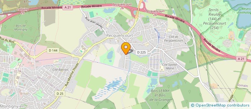 localisation de l'entreprise MONSIEUR MATHIEU SOTO-MINGUEZ  PECQUENCOURT