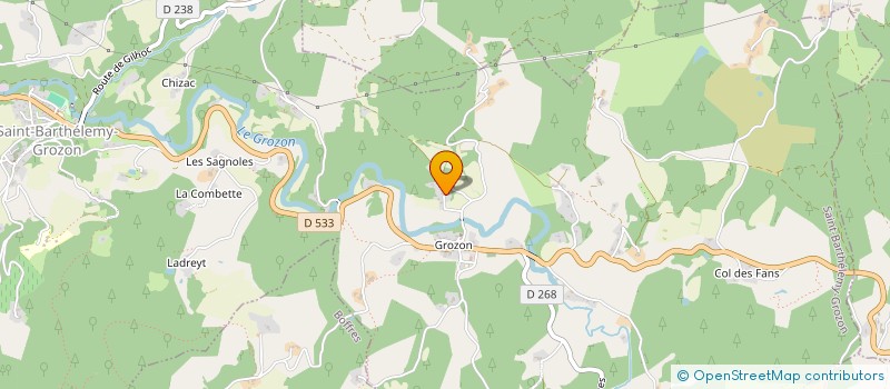 localisation de l'entreprise MONSIEUR MATHIEU SOUBEYRAND  SAINT-BARTHELEMY-GROZON