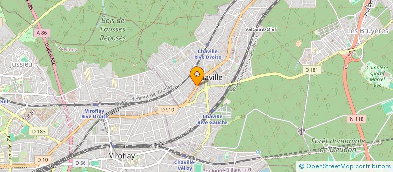 localisation de l'entreprise MONSIEUR MATHIEU SOUFLIS à CHAVILLE