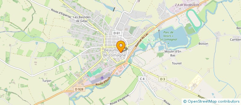 localisation de l'entreprise MONSIEUR MATHIEU SOULOT  BEAUMONT-DE-LOMAGNE