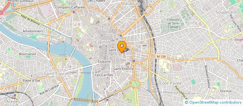 localisation de l'entreprise MONSIEUR MATHIEU SPINAZZE  TOULOUSE