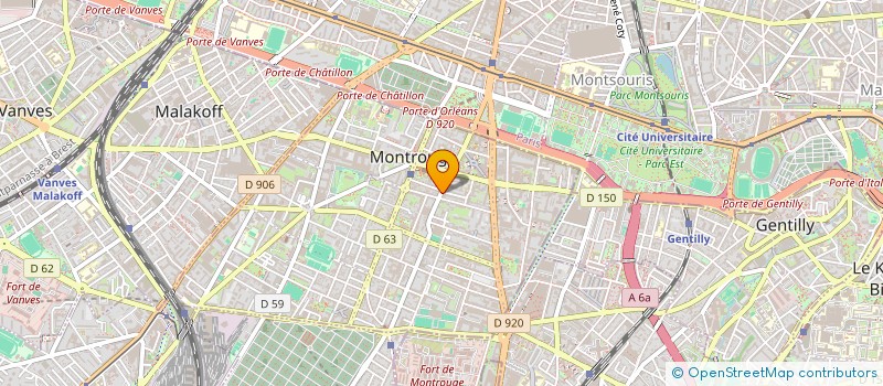 localisation de l'entreprise MONSIEUR MATHIEU STAMPFLI  MONTROUGE