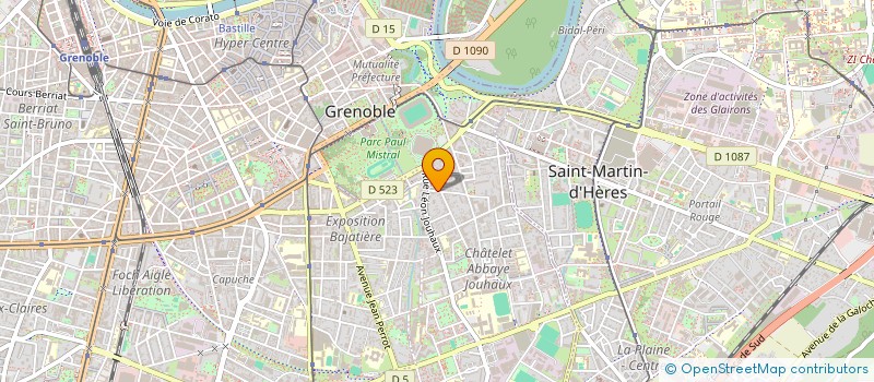 localisation de l'entreprise MONSIEUR MATHIEU STEFFENS  GRENOBLE