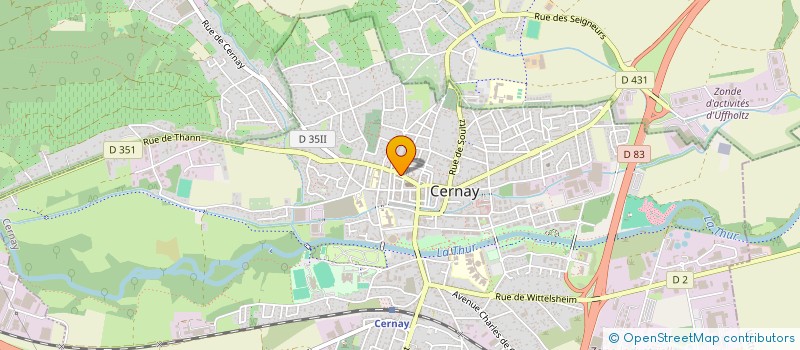 localisation de l'entreprise MONSIEUR MATHIEU STEUNOU  ASPACH-LE-BAS