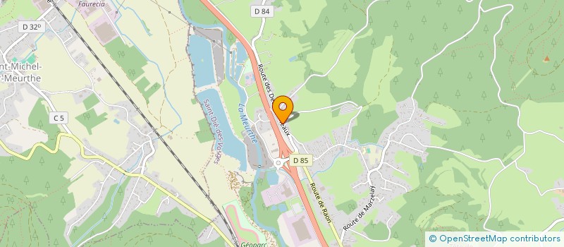 localisation de l'entreprise MONSIEUR MATHIEU STRABACH  SAINT-DIE-DES-VOSGES