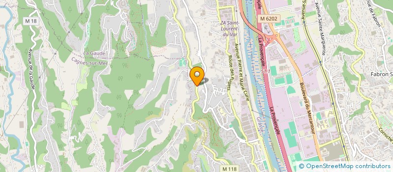 localisation de l'entreprise MONSIEUR MATHIEU STRADZA  SAINT-LAURENT-DU-VAR