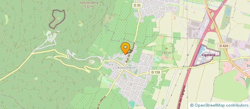 localisation de l'entreprise MONSIEUR MATHIEU STUDLER  KINTZHEIM