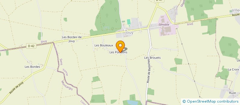 localisation de l'entreprise MONSIEUR MATHIEU SUARD à JOUY