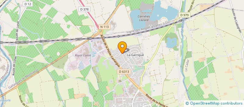 localisation de l'entreprise MONSIEUR MATHIEU SUAU  AIMARGUES