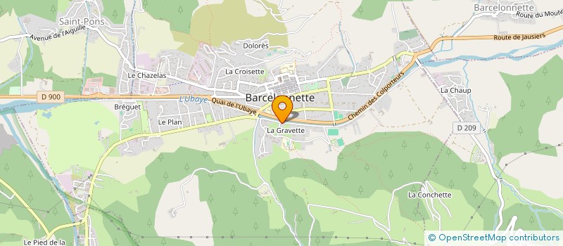 localisation de l'entreprise MONSIEUR MATHIEU SUBE à BARCELONNETTE