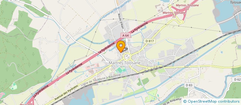 localisation de l'entreprise MONSIEUR MATHIEU SUDERIE  MARTRES-TOLOSANE