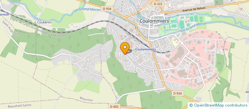 localisation de l'entreprise MONSIEUR MATHIEU SULESKI  COULOMMIERS