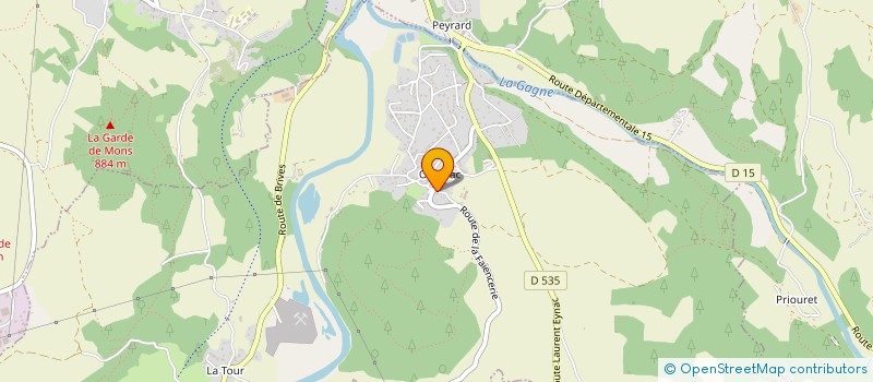 localisation de l'entreprise MONSIEUR MATHIEU TALON  COUBON