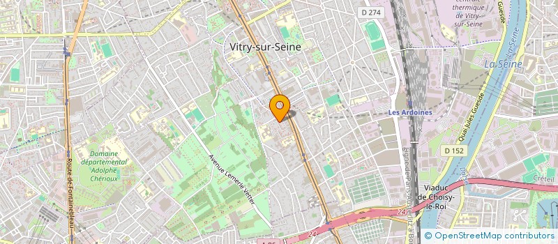 localisation de l'entreprise MONSIEUR MATHIEU TANGA TSIMI  VITRY-SUR-SEINE