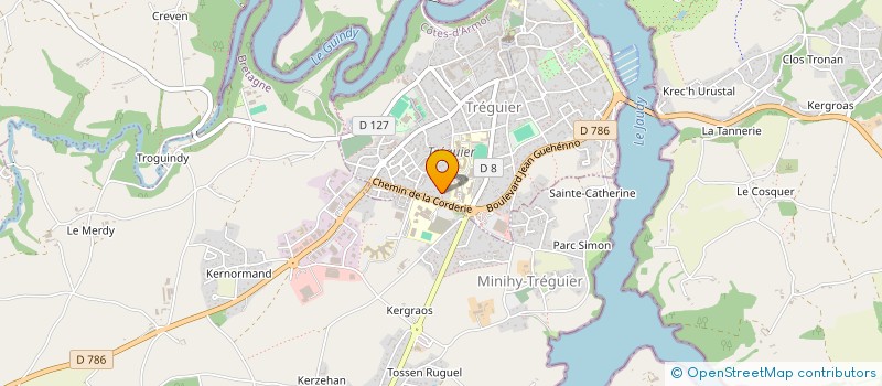 localisation de l'entreprise MONSIEUR MATHIEU TANGUY  PENVENAN