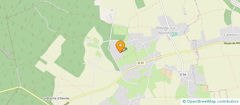 localisation de l'entreprise MONSIEUR MATHIEU TANQUEREL  ILLEVILLE-SUR-MONTFORT