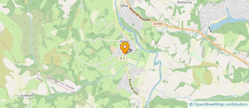 localisation de l'entreprise MONSIEUR MATHIEU TAPIA  SAINT-PEE-SUR-NIVELLE