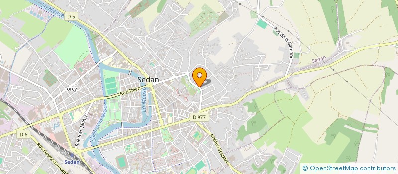 localisation de l'entreprise MONSIEUR MATHIEU TARGON  SEDAN
