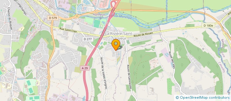 localisation de l'entreprise MONSIEUR MATHIEU TARLET  LA RIVIERE-SAINT-SAUVEUR