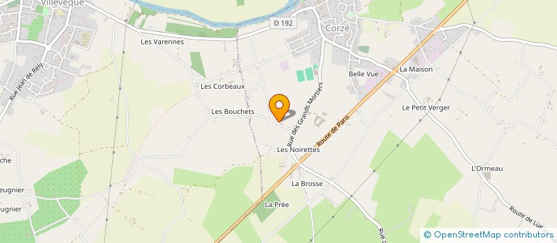 localisation de l'entreprise MONSIEUR MATHIEU TAUGOURDEAU  MARCE