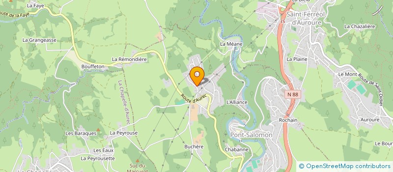 localisation de l'entreprise MONSIEUR MATHIEU TERRIER  PONT-SALOMON