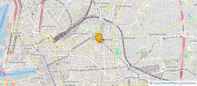localisation de l'entreprise MONSIEUR MATHIEU THEVENET à MARSEILLE