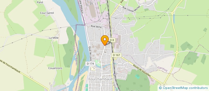 localisation de l'entreprise MONSIEUR MATHIEU THIBAUDAT  FOURCHAMBAULT