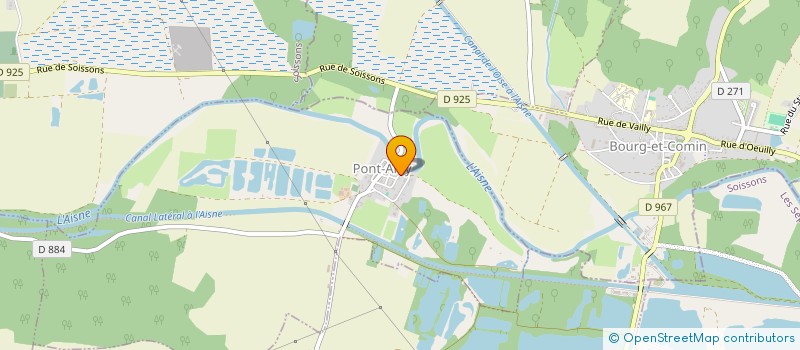 localisation de l'entreprise MONSIEUR MATHIEU THIEBAUT  PONT-ARCY