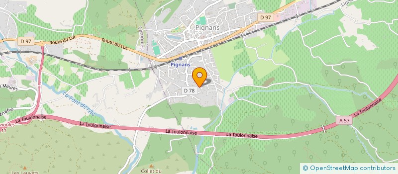 localisation de l'entreprise MONSIEUR MATHIEU THOMAS  PIGNANS