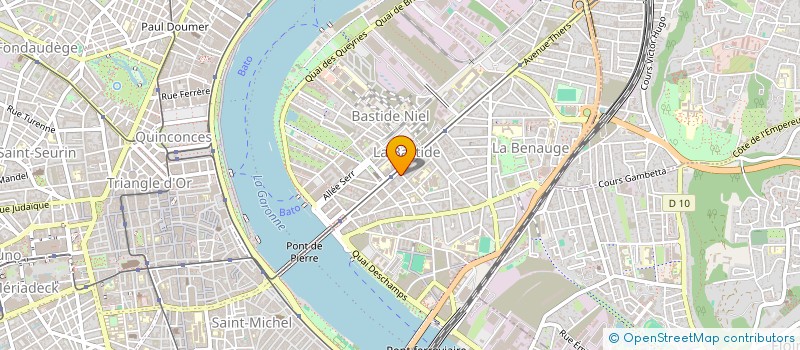 localisation de l'entreprise MONSIEUR MATHIEU THUILLIER à BORDEAUX
