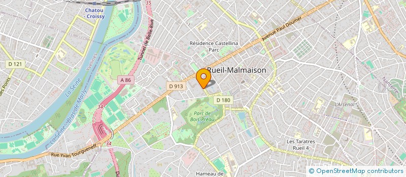 localisation de l'entreprise MONSIEUR MATHIEU THULLIER à RUEIL-MALMAISON